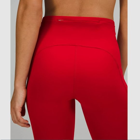 Lululemon Swift Speed High-Rise Crop 21" Dark Red - Picture 5 of 7